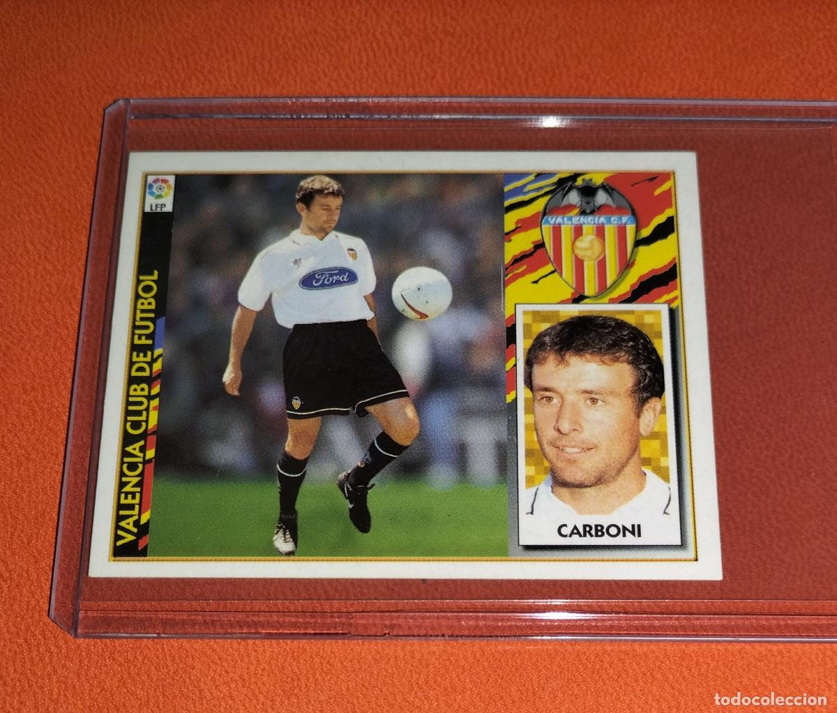 Cromos de Futebol: COLOCA CARBONI VALENCIA CROMOS STICKERS EDICIONES ESTE LIGA FUTBOL 1997 1998 97 98
