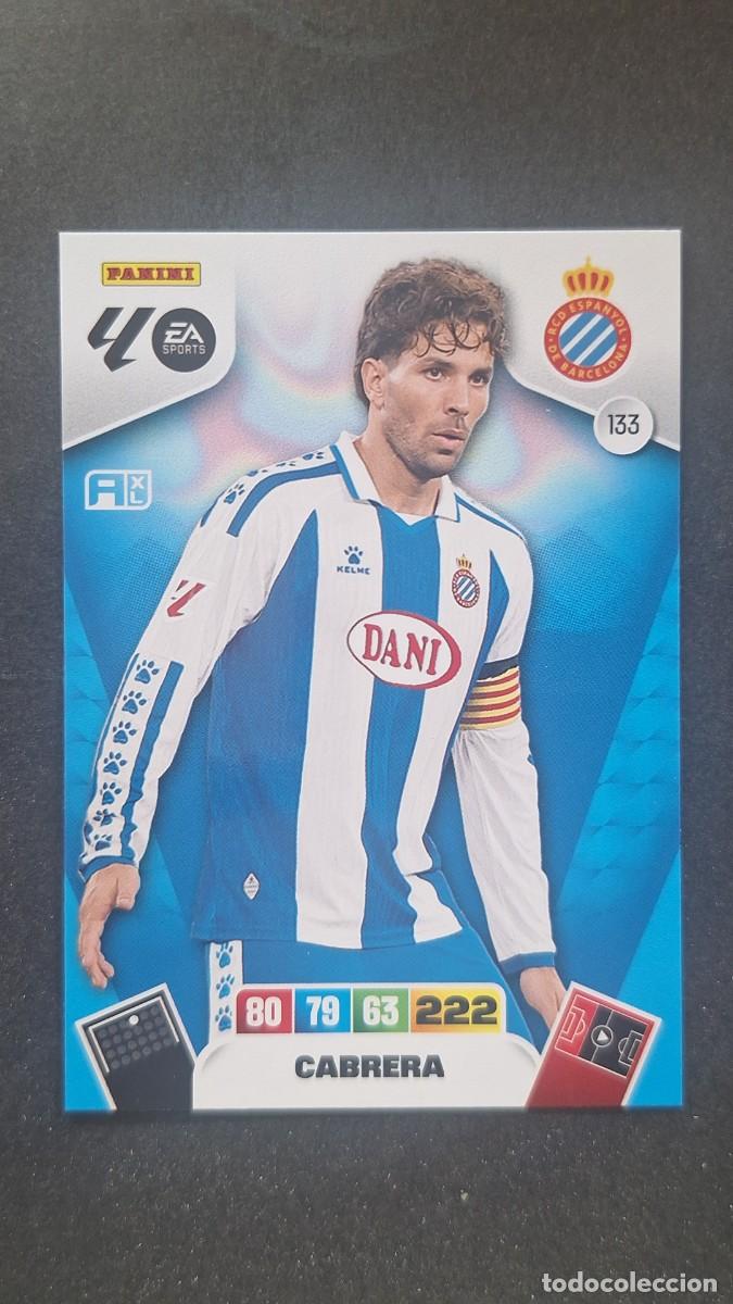 Cromos de Futebol: L3 CABRERA R. C. D. ESPA&Ntilde;OL 133 ADRENALYN XL LIGA 2025/2026 25 26 PANINI