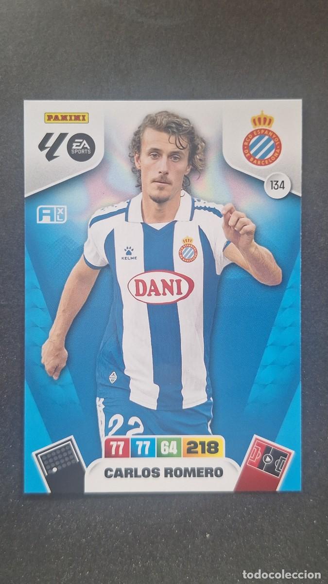 Cromos de F&uacute;tbol: L3 CARLOS ROMERO R. C. D. ESPA&Ntilde;OL 134 ADRENALYN XL LIGA 2025/2026 25 26 PANINI