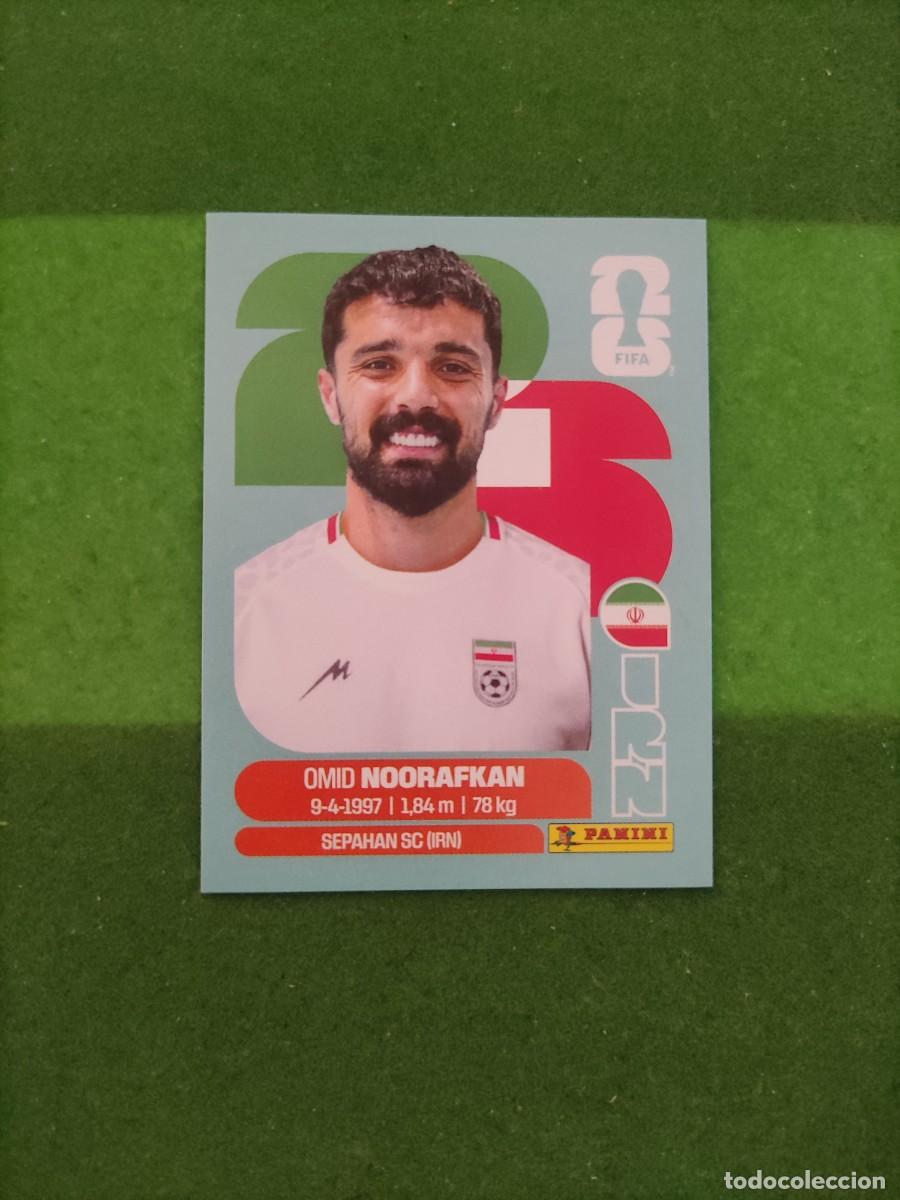 Cromos de F&uacute;tbol: Noorafkan Ir&aacute;n IRN 14 Sticker Mundial 2026 FIFA World Cup / Sin pegar