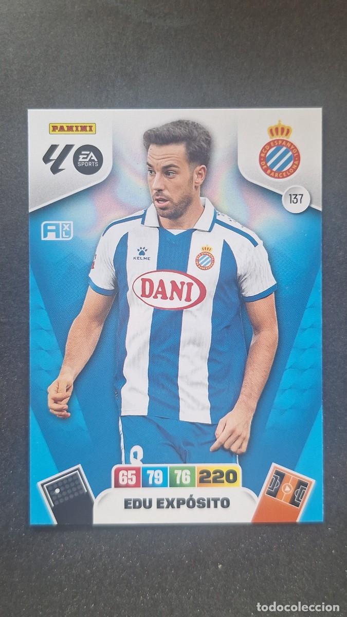 Cromos de F&uacute;tbol: L3 EDU EXPOSITO R. C. D. ESPA&Ntilde;OL 137 ADRENALYN XL LIGA 2025/2026 25 26 PANINI