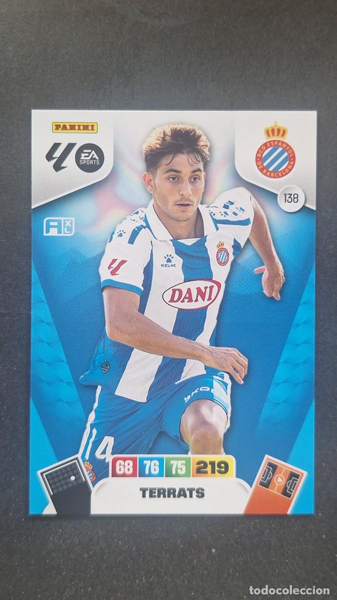 Cromos de F&uacute;tbol: L3 TERRATS R. C. D. ESPA&Ntilde;OL 138 ADRENALYN XL LIGA 2025/2026 25 26 PANINI