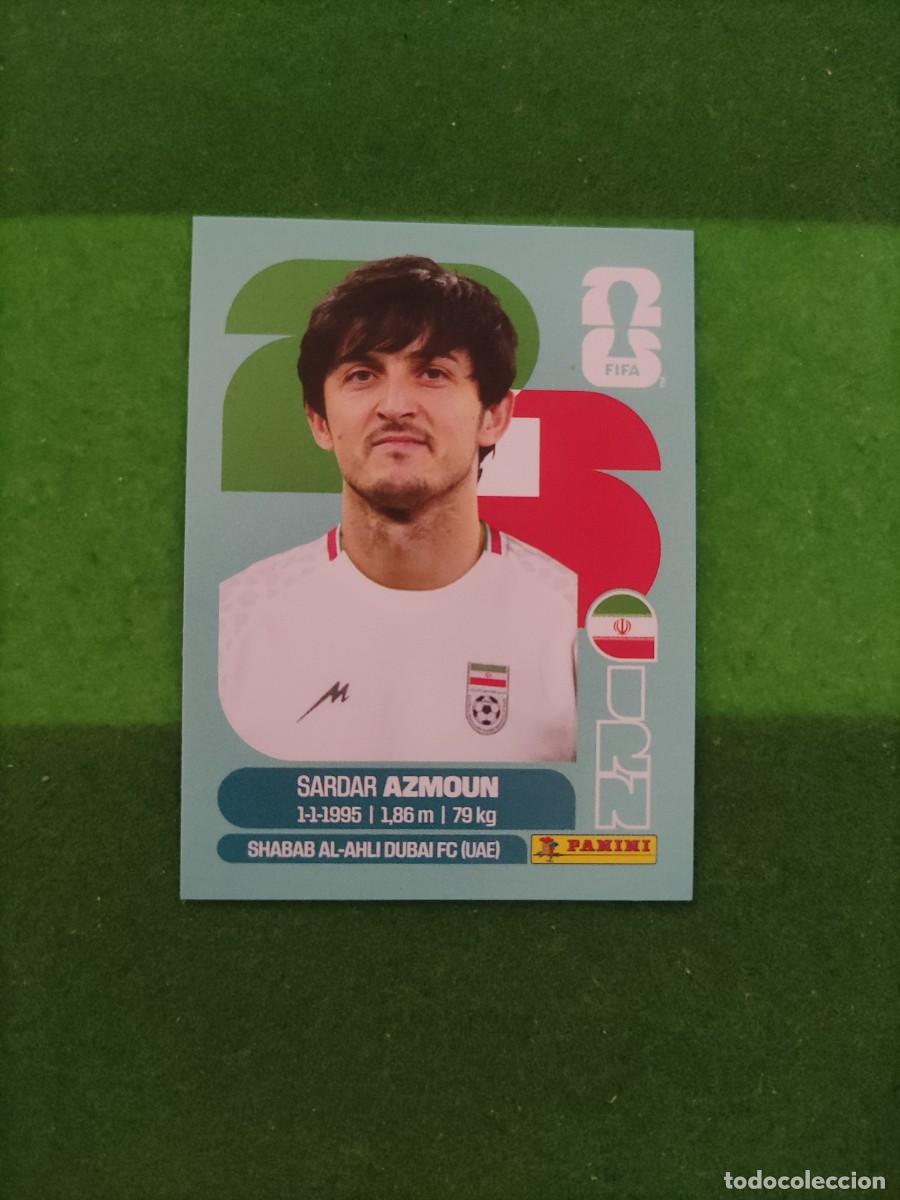 Cromos de F&uacute;tbol: Azmoun Ir&aacute;n IRN 17 Sticker Mundial 2026 FIFA World Cup / Sin pegar