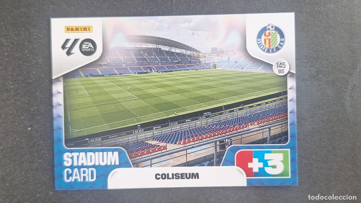 Cromos de F&uacute;tbol: L3 ESTADIO COLISEUM GETAFE C. F. 145BIS ADRENALYN XL LIGA 2025/2026 25 26 PANINI