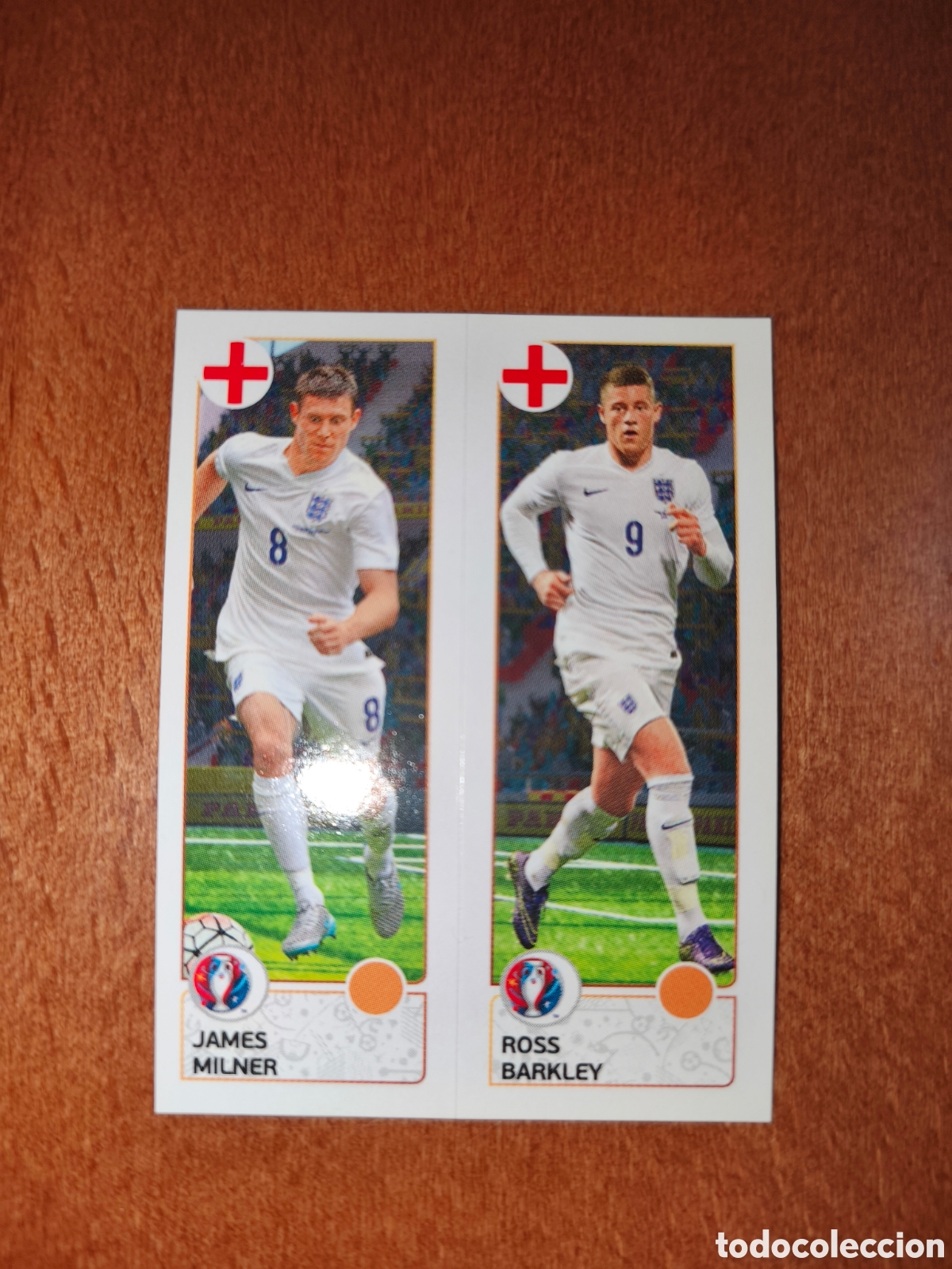 Cromos de F&uacute;tbol: James Milner/Ross Barkley n&deg;153 UEFA Euro 2016 Inglaterra