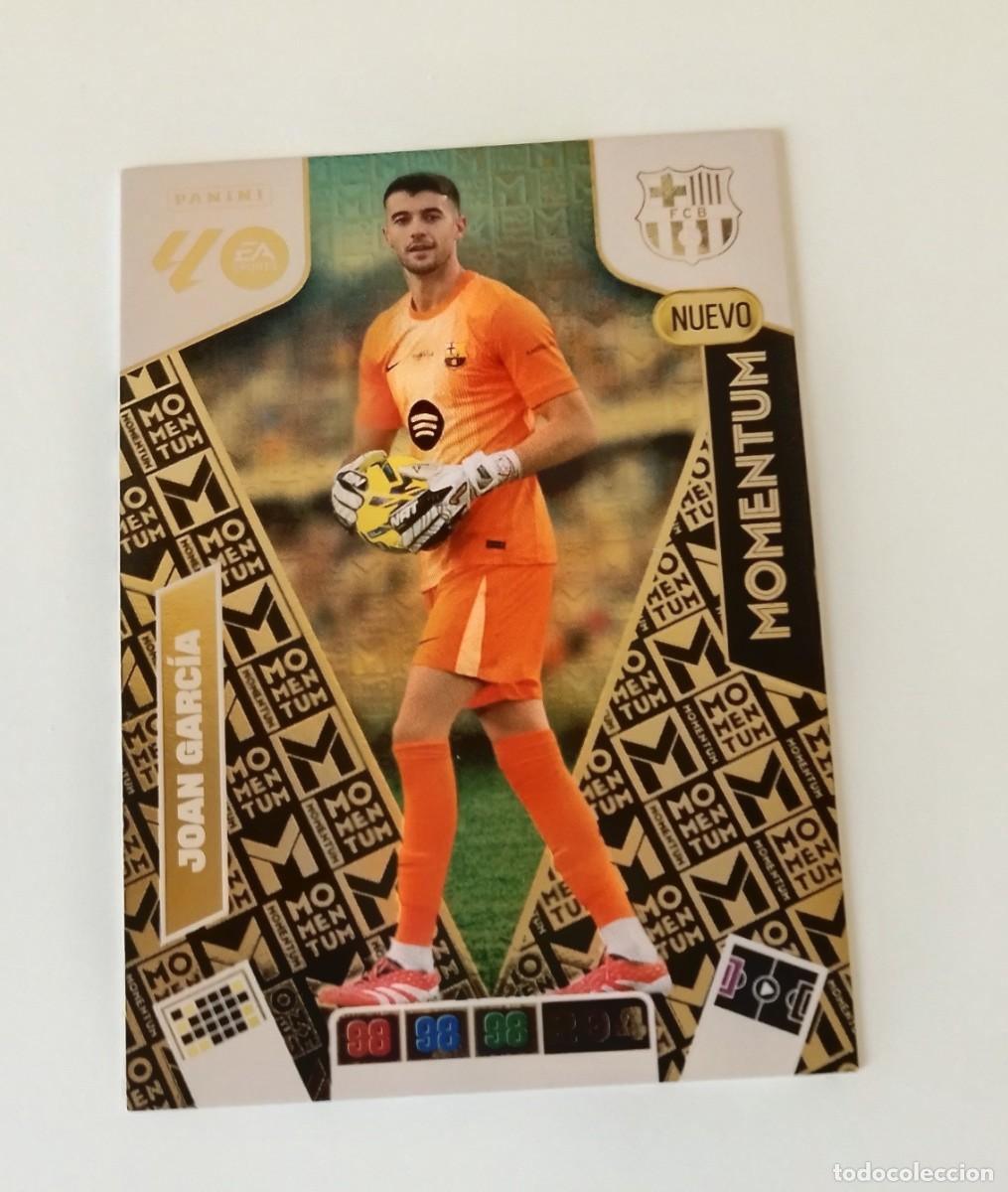 Cromos de F&uacute;tbol: ADRENALYN 2025/2026 JOAN GARC&Iacute;A - NUEVO MOMENTUM- DE SOBRE