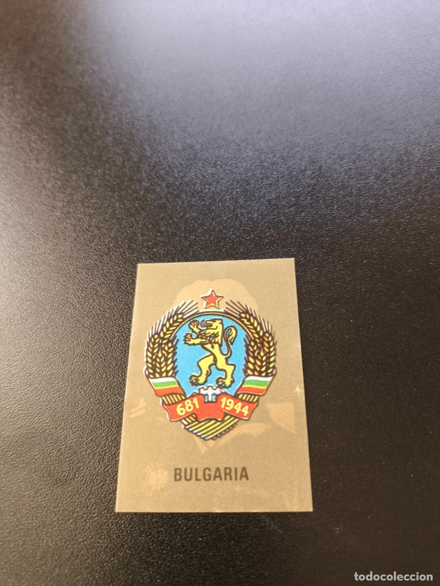 Cromos de F&uacute;tbol: ESCUDO BADGE BULGARIA REYAUCA WORLD CUP MUNDIAL MEXICO 1986 NO PANINI