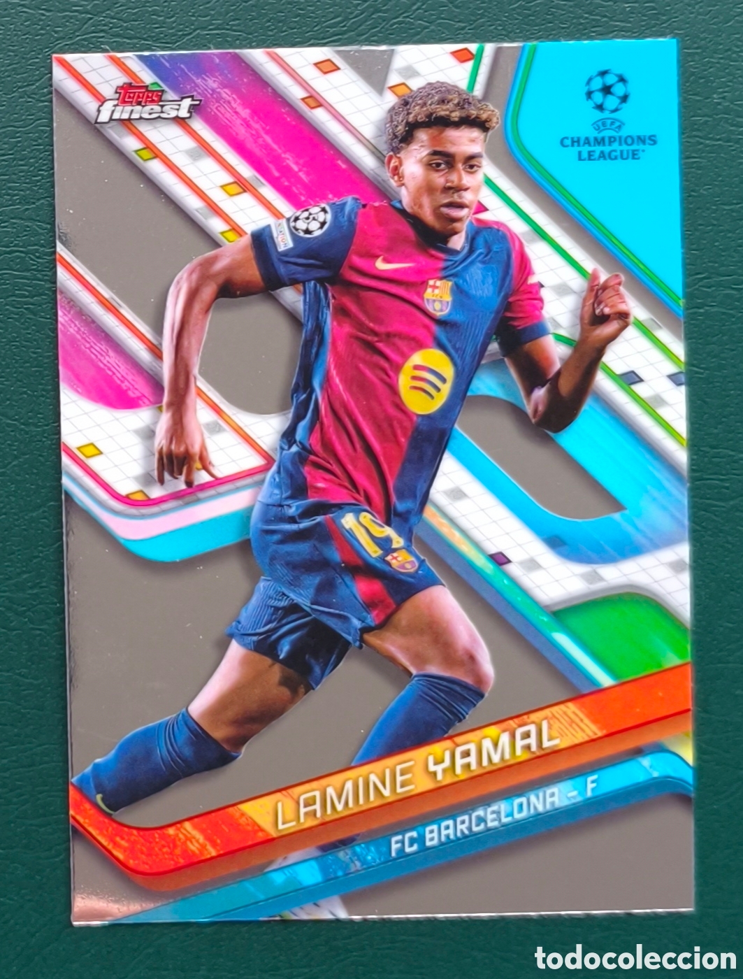 Cromos de F&uacute;tbol: 99 Lamine Yamal | Barcelona 2024-25 Topps Finest UCL 24 25
