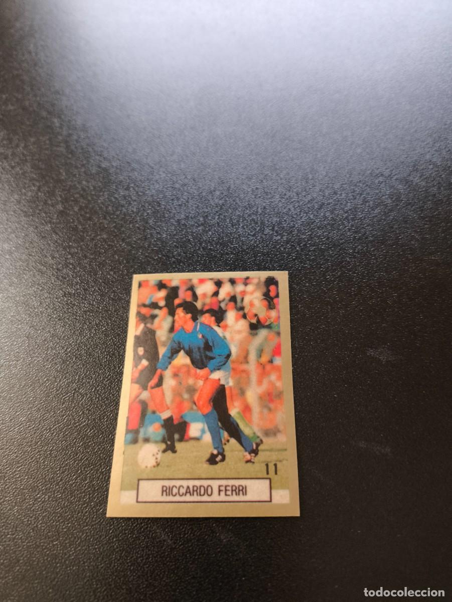 Cromos de F&uacute;tbol: 11 RICCARDO FERRI ITALIA REYAUCA WORLD CUP MUNDIAL ITALIA ITALY 1990 NO PANINI