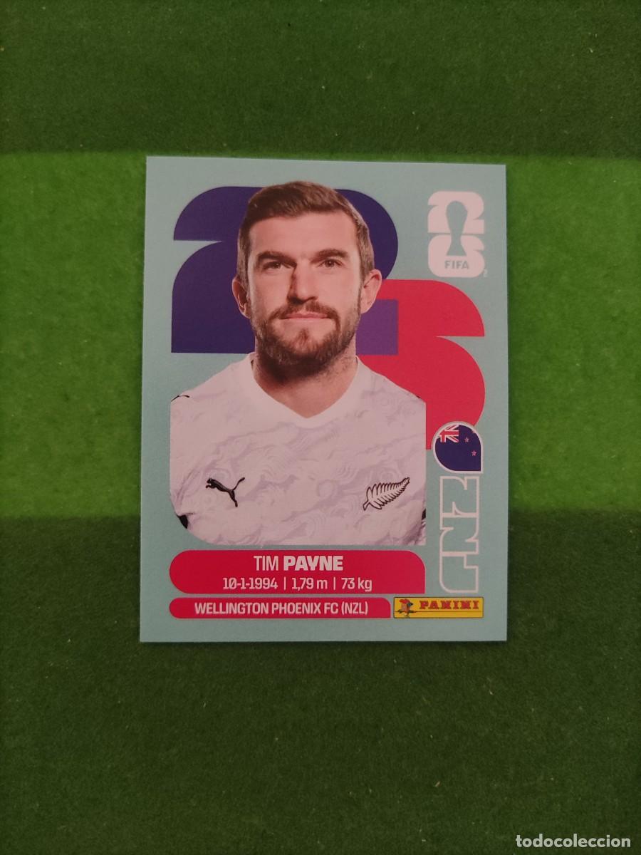 Cromos de F&uacute;tbol: Payne Nueva Zelanda NZL 6 Sticker Mundial 2026 FIFA World Cup / Sin pegar