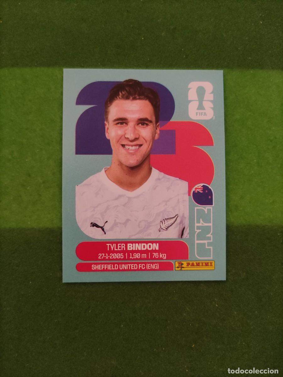 Cromos de F&uacute;tbol: Bindon Nueva Zelanda NZL 7 Sticker Mundial 2026 FIFA World Cup / Sin pegar