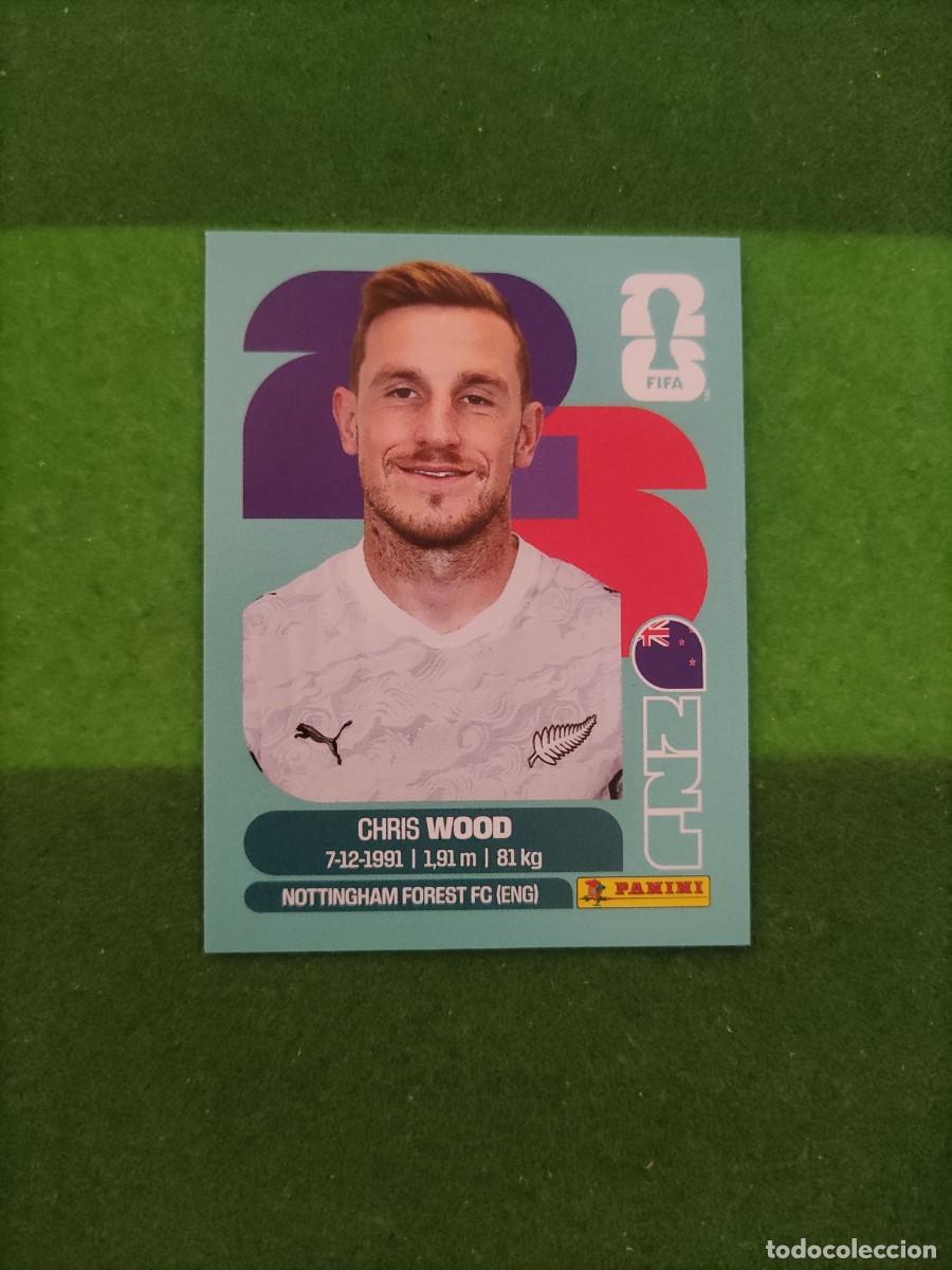 Cromos de f&uacute;tbol: Wood Nueva Zelanda NZL 17 Sticker Mundial 2026 FIFA World Cup / Sin pegar