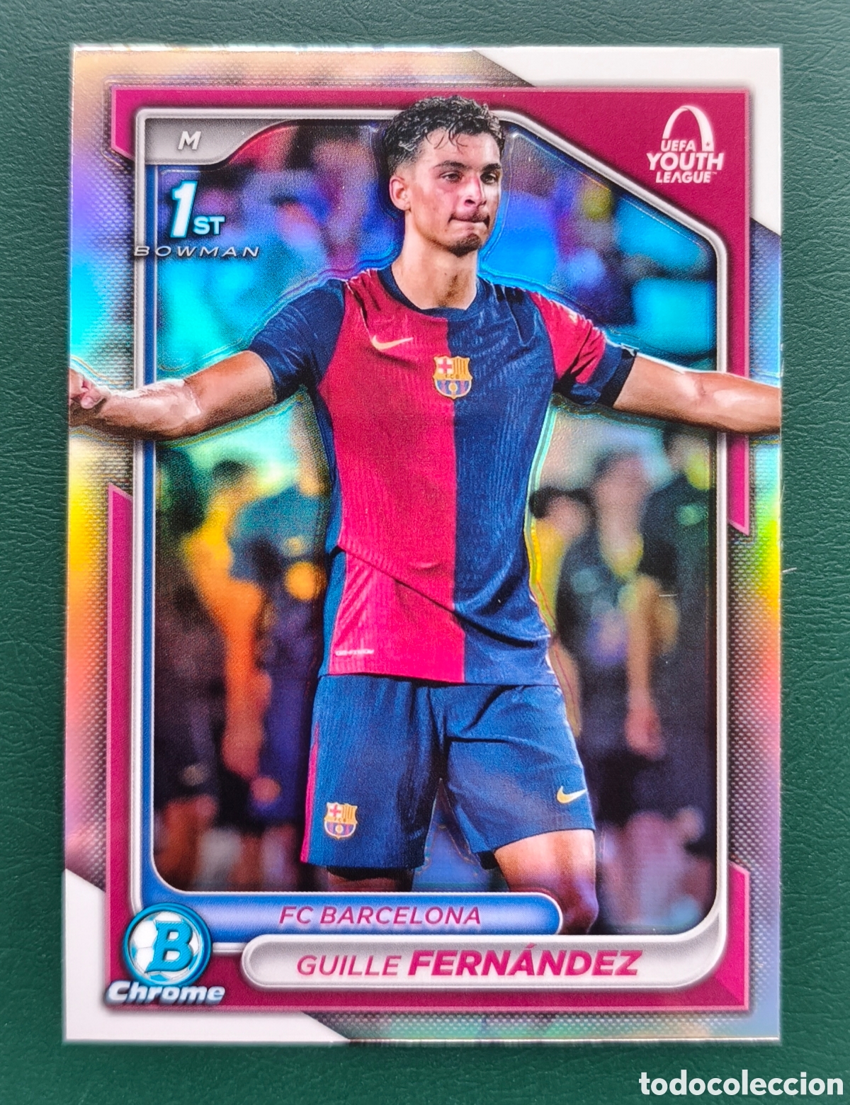 Cromos de F&uacute;tbol: BU-GF Guille Fern&aacute;ndez | FC Barcelona 2024-25 Topps Chrome Bowman UEFA Youth League 24 25