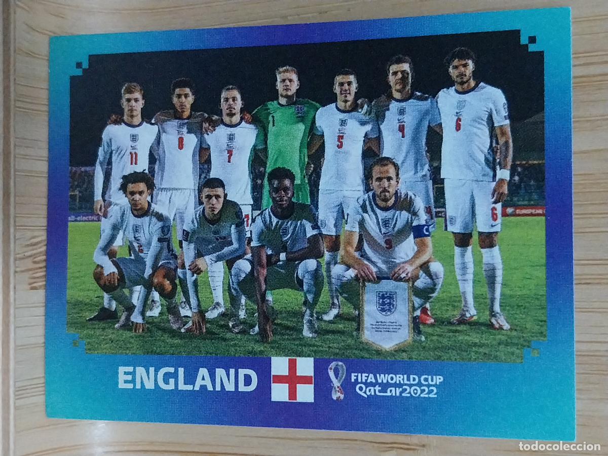 Cromos de F&uacute;tbol: ENGLAND INGLATERRA ENG 1 QATAR 2022 CROMO SIN PEGAR NUNCA ORIGINAL