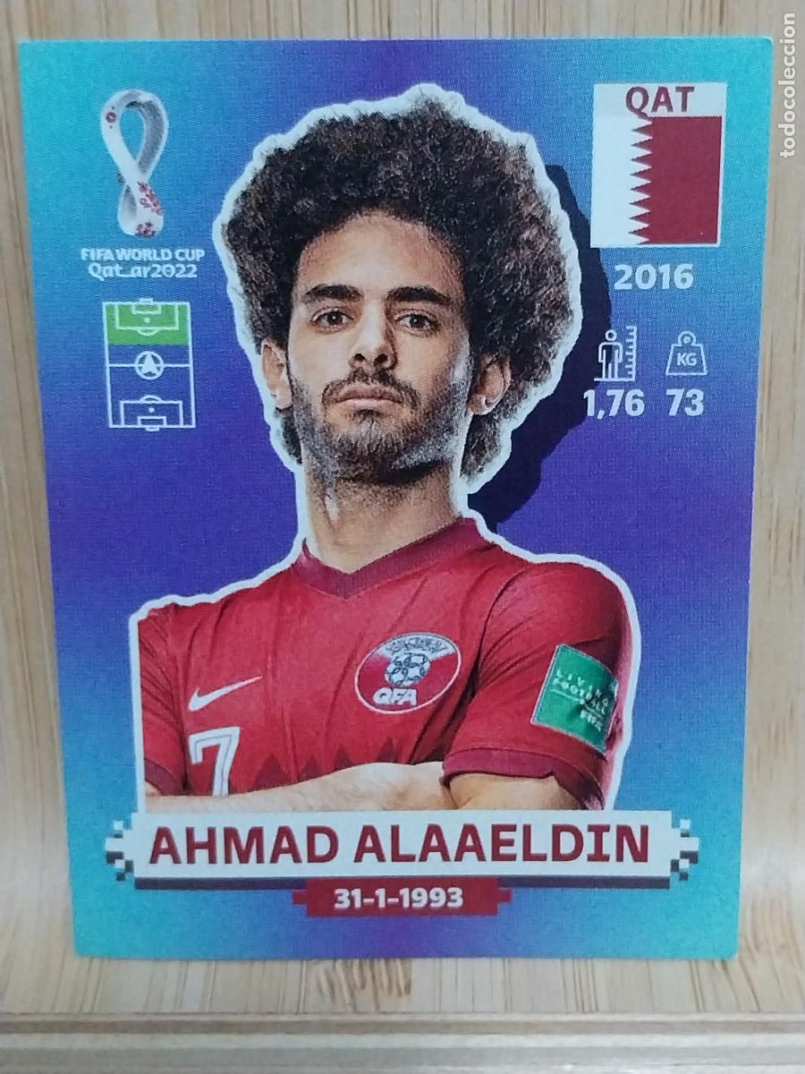 Cromos de F&uacute;tbol: ALAAELDIN QAT 17 QATAR 2022 CROMO SIN PEGAR NUNCA ORIGINAL