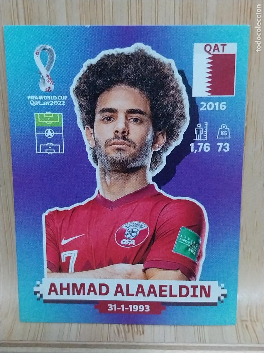 Cromos de F&uacute;tbol: ALAAELDIN QAT 17 * QATAR 2022 CROMO SIN PEGAR NUNCA ORIGINAL