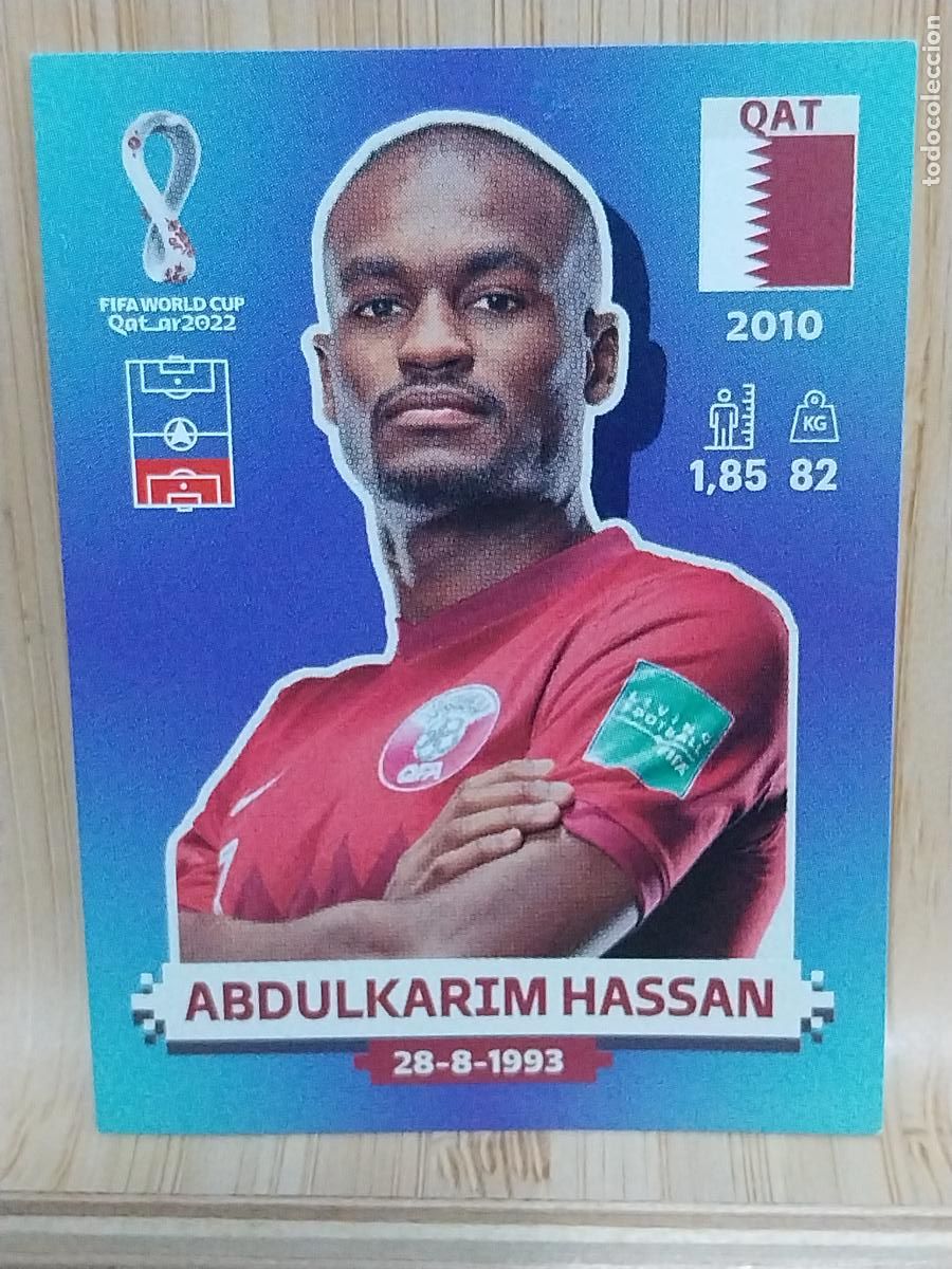 Cromos de F&uacute;tbol: HASSAN QAT 7 * QATAR 2022 CROMO SIN PEGAR NUNCA ORIGINAL