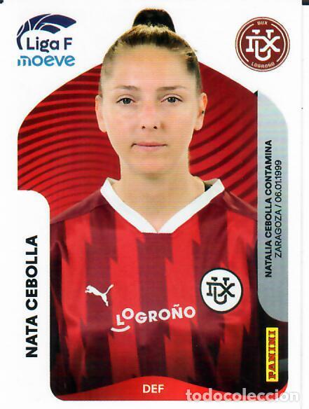 Cromos de F&uacute;tbol: CROMO PANINI LIGA FEMENINA F 2025-26 (25 - 26) - N&ordm; 148 - NATA CEBOLLA - DUX LOGRO&Ntilde;O