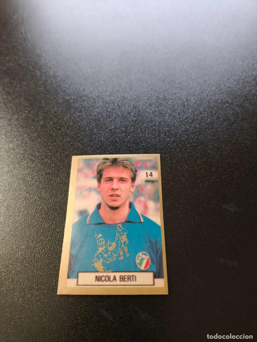 Cromos de F&uacute;tbol: 14 NICOLA BERTI ITALIA REYAUCA WORLD CUP MUNDIAL ITALIA ITALY 1990 NO PANINI