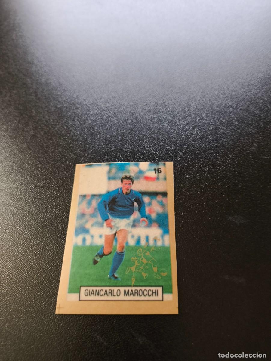 Cromos de F&uacute;tbol: 16 GIANCARLO MAROCCHI ITALIA REYAUCA WORLD CUP MUNDIAL ITALIA ITALY 1990 NO PANINI