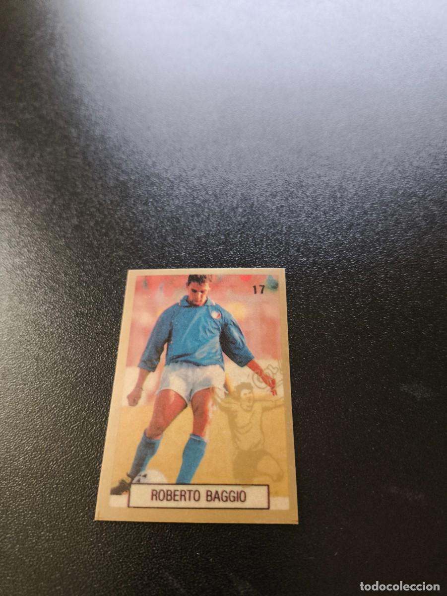 Cromos de F&uacute;tbol: 17 ROBERTO BAGGIO ITALIA REYAUCA WORLD CUP MUNDIAL ITALIA ITALY 1990 NO PANINI