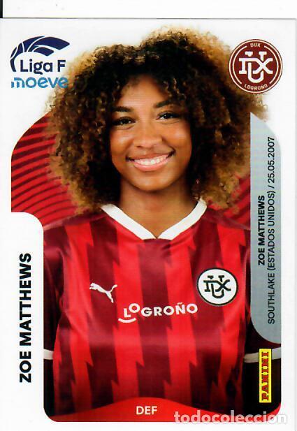 Cromos de F&uacute;tbol: CROMO PANINI LIGA FEMENINA F 2025-26 (25 - 26) - N&ordm; 150 - ZOE MATTHEWS - DUX LOGRO&Ntilde;O