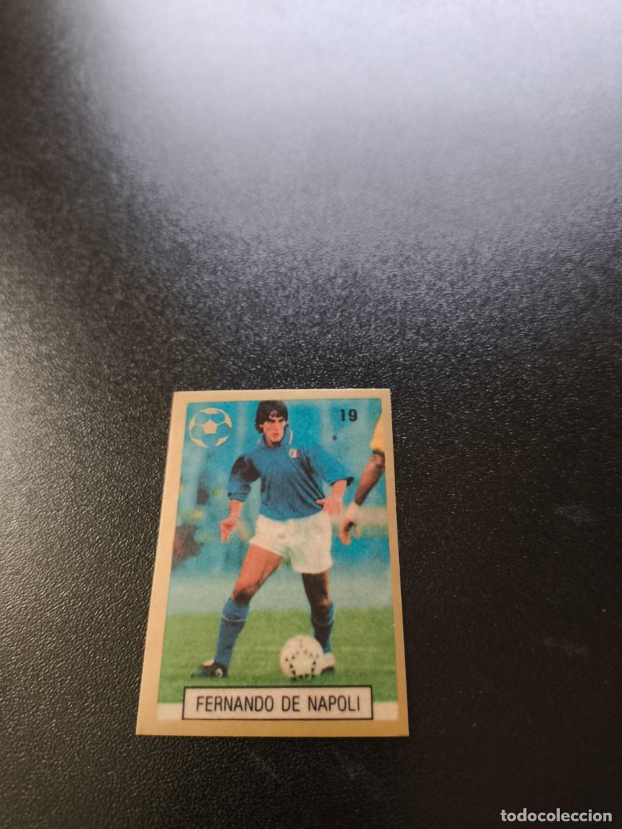 Cromos de F&uacute;tbol: 19 FERNANDO DE NAPOLI ITALIA REYAUCA WORLD CUP MUNDIAL ITALIA ITALY 1990 NO PANINI