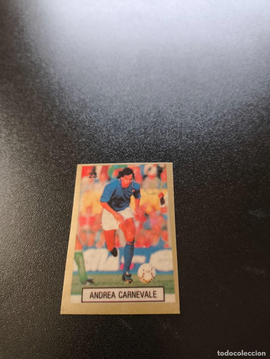 Cromos de F&uacute;tbol: 23 ANDREA CARNEVALE ITALIA REYAUCA WORLD CUP MUNDIAL ITALIA ITALY 1990 NO PANINI