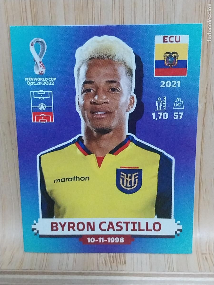 Cromos de F&uacute;tbol: CASTILLO ECUADOR ECU 6 QATAR 2022 CROMO SIN PEGAR NUNCA ORIGINAL