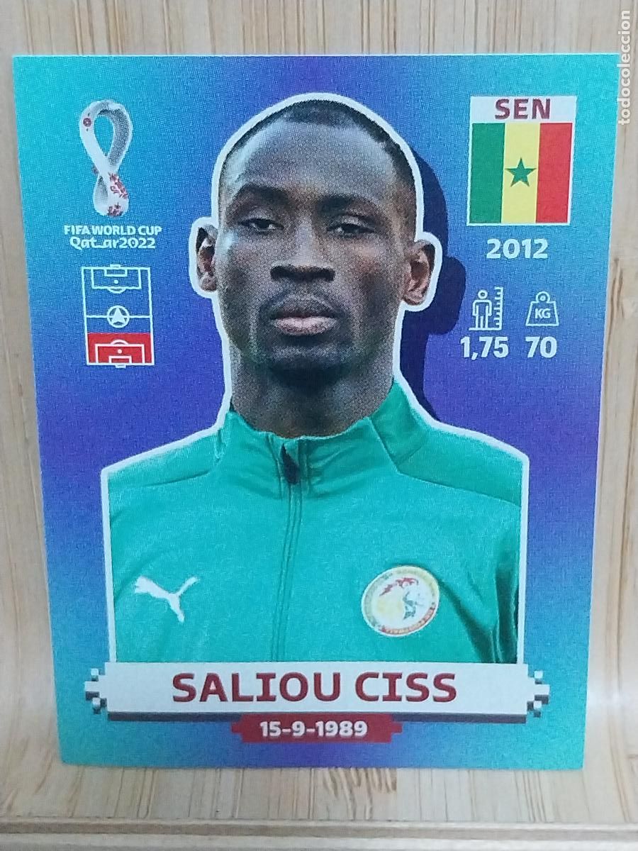 Cromos de F&uacute;tbol: CISS SENEGAL SEN 5 QATAR 2022 CROMO SIN PEGAR NUNCA ORIGINAL