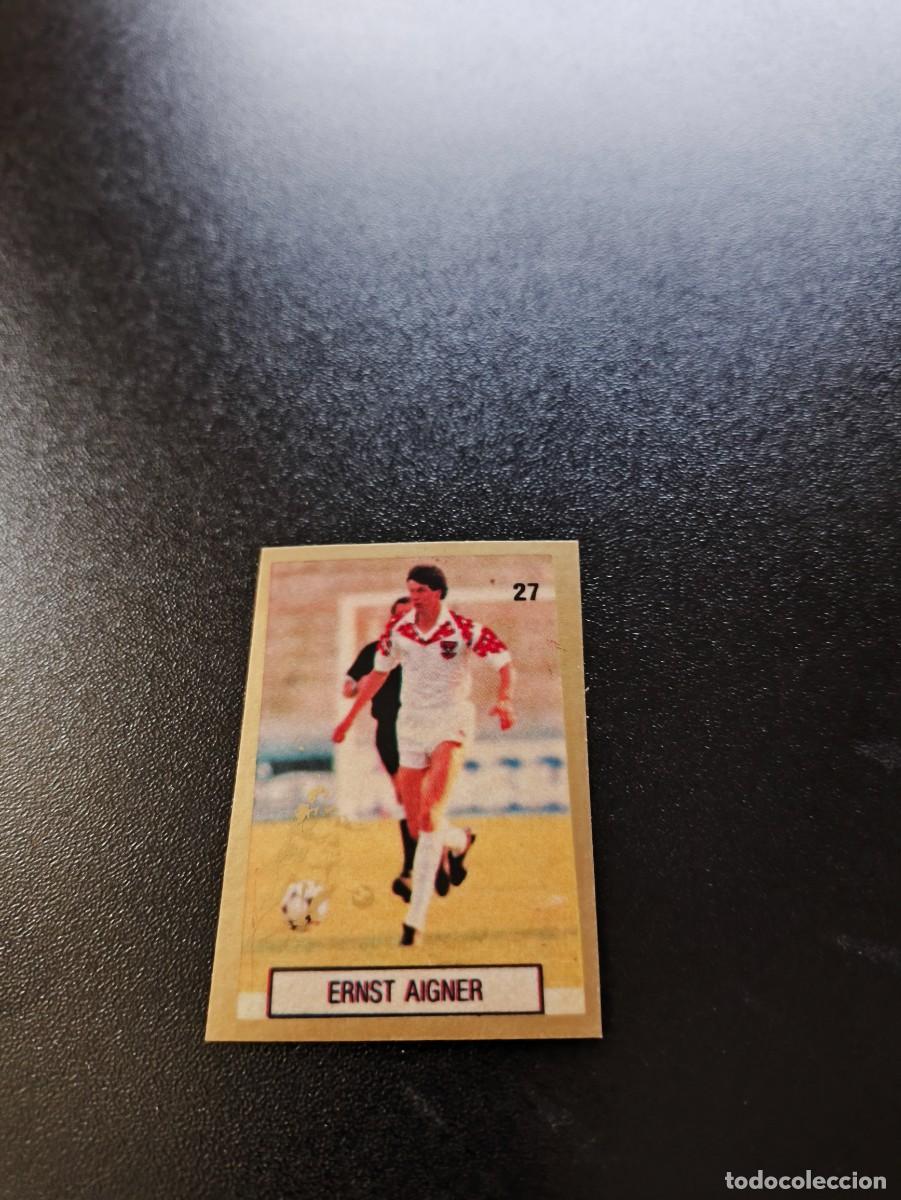 Cromos de Futebol: 27 ERNST AIGNER AUSTRIA &Ouml;STERREICH REYAUCA WORLD CUP MUNDIAL ITALIA ITALY 1990 NO PANINI