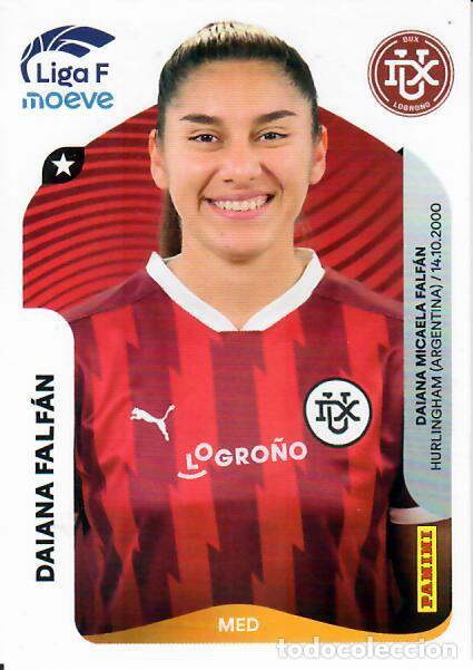 Cartes &agrave; collectionner de Football: CROMO PANINI LIGA FEMENINA F 2025-26 (25 - 26) - N&ordm; 153 - DAIANA FALF&Aacute;N - DUX LOGRO&Ntilde;O