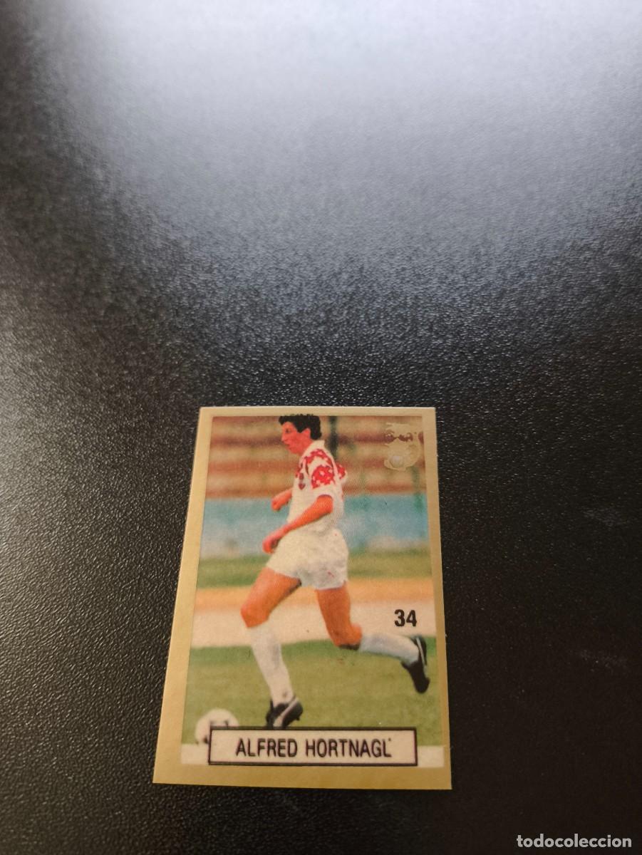 Cromos de F&uacute;tbol: 34 ALFRED HORTNAGL AUSTRIA &Ouml;STERREICH REYAUCA WORLD CUP MUNDIAL ITALIA ITALY 1990 NO PANINI