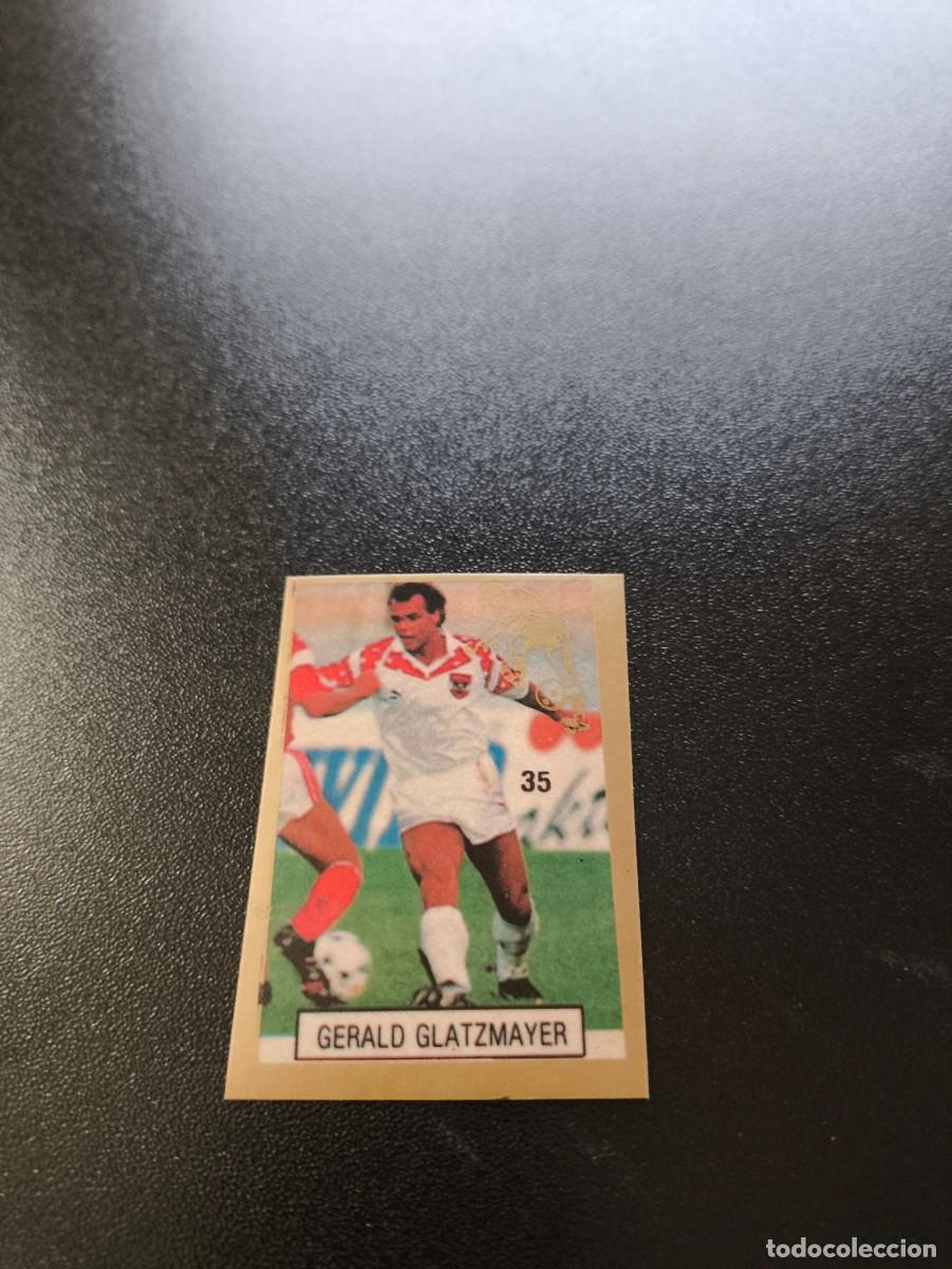 Cromos de F&uacute;tbol: 35 GERALD GLATZMAYER AUSTRIA &Ouml;STERREICH REYAUCA WORLD CUP MUNDIAL ITALIA ITALY 1990 NO PANINI