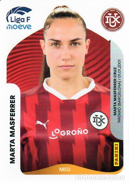 Cromos de F&uacute;tbol: CROMO PANINI LIGA FEMENINA F 2025-26 (25 - 26) - N&ordm; 154 - MARTA MASFERRER - DUX LOGRO&Ntilde;O