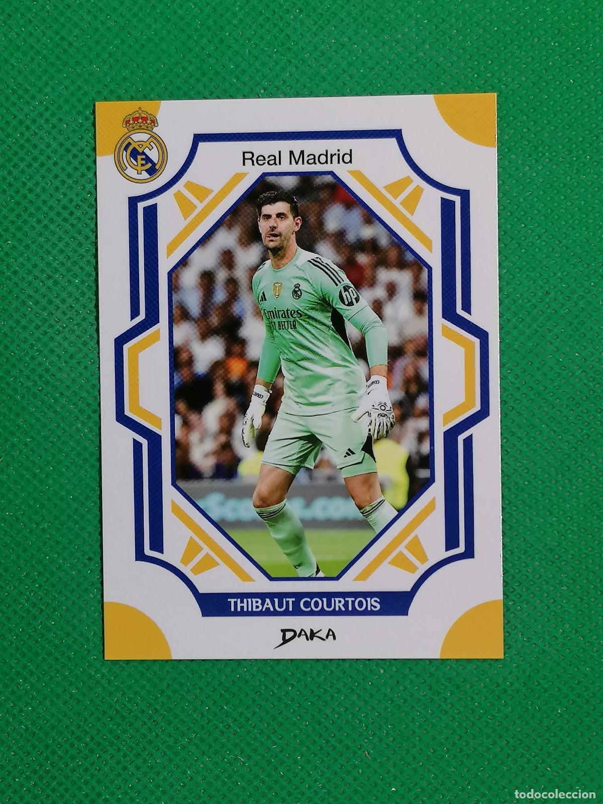Cromos de F&uacute;tbol: RM-22-B THIBAUT COURTOIS ⚽ DAKA TOP AUDIENCE REAL MADRID 2025 2026 25 26 ⚽