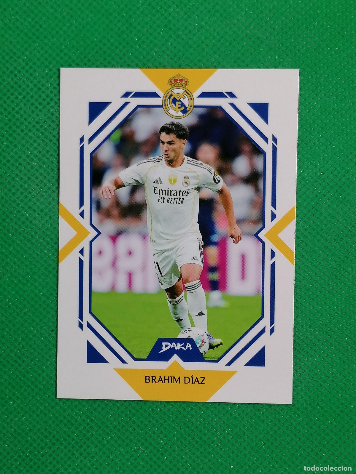 Cromos de F&uacute;tbol: RM-3-A BRAHIM DIAZ ⚽ DAKA TOP AUDIENCE REAL MADRID 2025 2026 25 26 ⚽