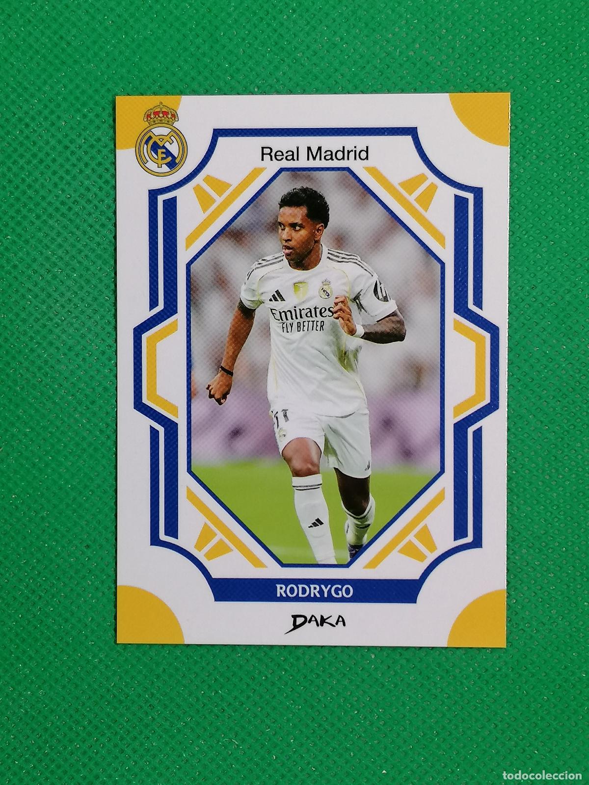 Cromos de F&uacute;tbol: RM-5-B RODRYGO ⚽ DAKA TOP AUDIENCE REAL MADRID 2025 2026 25 26 ⚽