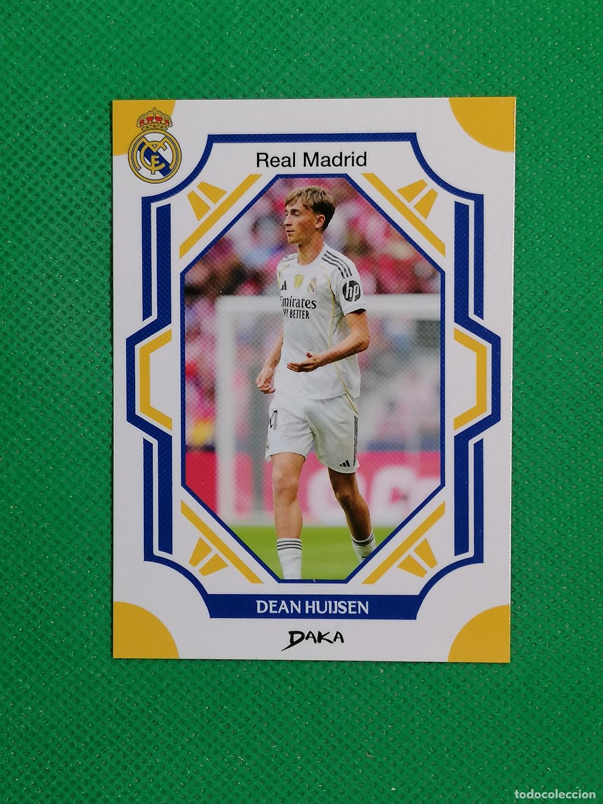 Cromos de F&uacute;tbol: RM-14-B DEAN HUIJSEN ⚽ DAKA TOP AUDIENCE REAL MADRID 2025 2026 25 26 ⚽