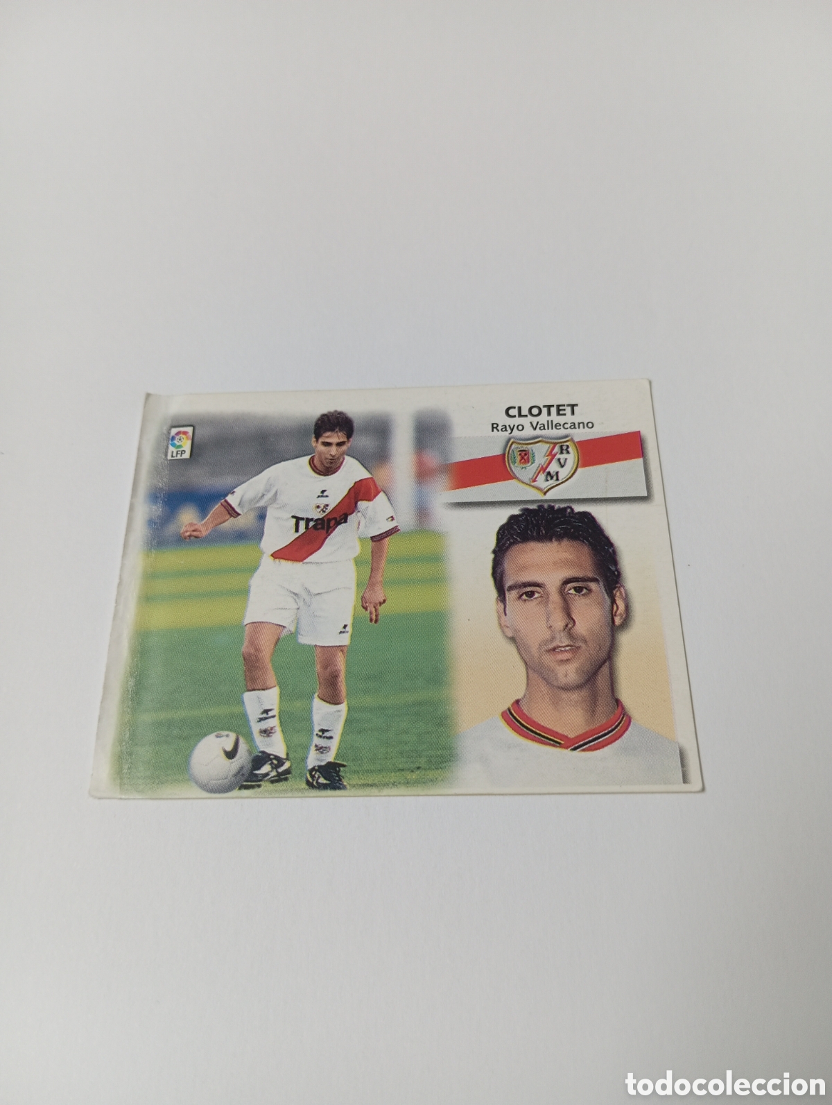 Cromos de F&uacute;tbol: CLOTET COLOCA Rayo Vallecano LIGA ESTE 1999 2000 PANINI 99 00 NUEVO SIN PEGAR