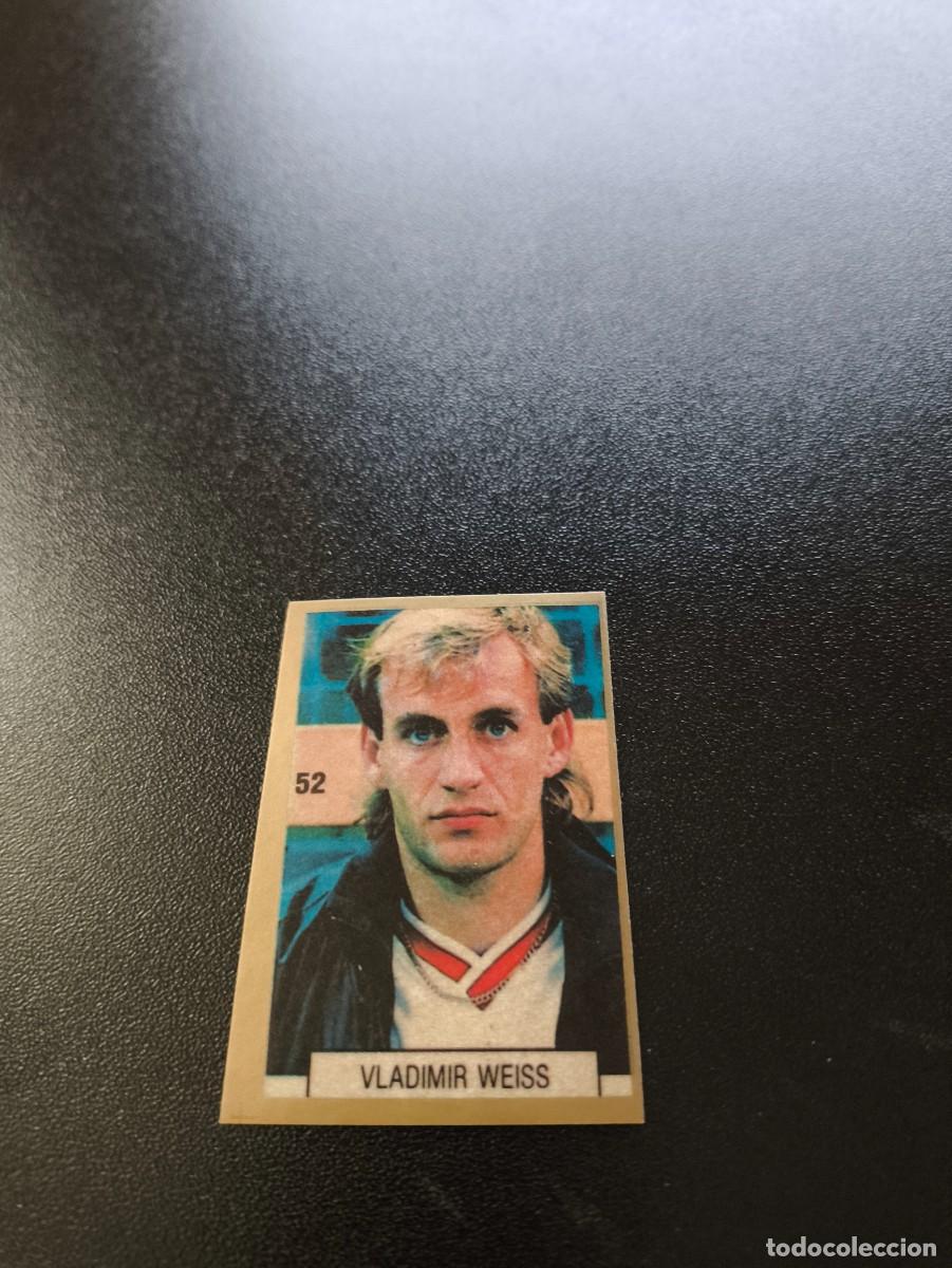 Cromos de F&uacute;tbol: 52 VLADIMIR WEISS CHECOSLOVAQUIA ČESKOSLOVENS REYAUCA WORLD CUP MUNDIAL ITALIA ITALY 1990 NO PANINI