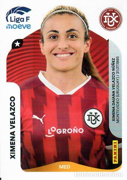 Cartes &agrave; collectionner de Football: CROMO PANINI LIGA FEMENINA F 2025-26 (25 - 26) - N&ordm; 156 A - XIMENA VELAZCO - DUX LOGRO&Ntilde;O