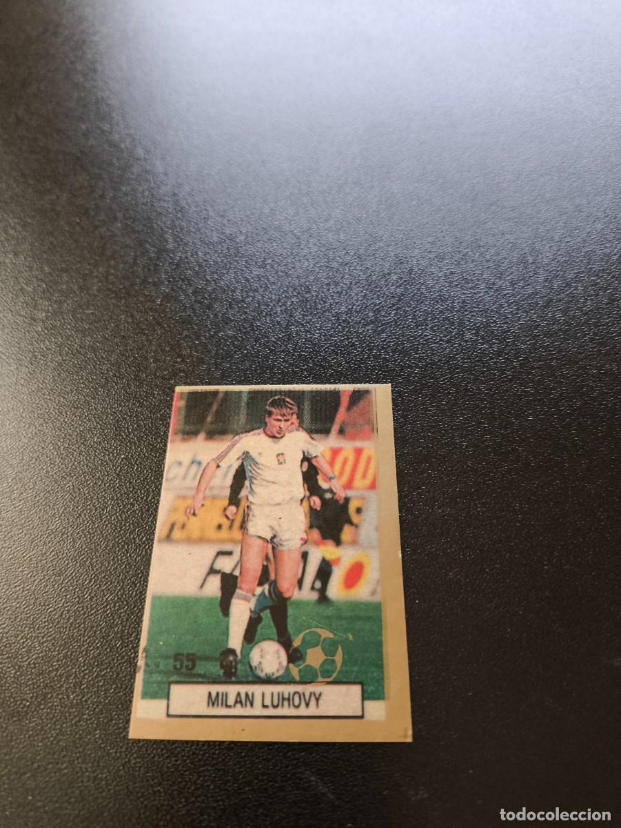Cartes &agrave; collectionner de Football: 55 MILAN LUHOVY SPORTING GIJON CHECOSLOVAQUIA REYAUCA WORLD CUP MUNDIAL ITALIA ITALY 1990 NO PANINI