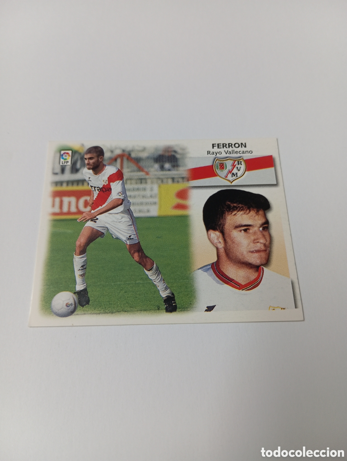 Cromos de F&uacute;tbol: FERRON COLOCA Rayo Vallecano LIGA ESTE 1999 2000 PANINI 99 00 NUEVO SIN PEGAR