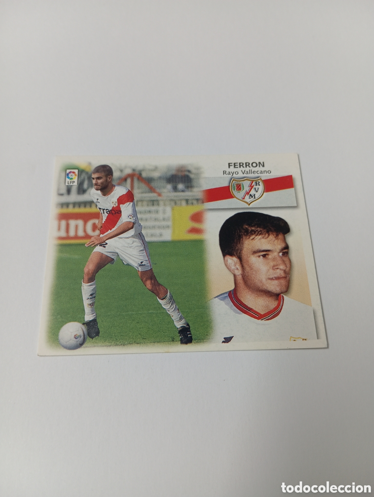 Cromos de F&uacute;tbol: FERRON COLOCA Rayo Vallecano LIGA ESTE 1999 2000 PANINI 99 00 NUEVO SIN PEGAR