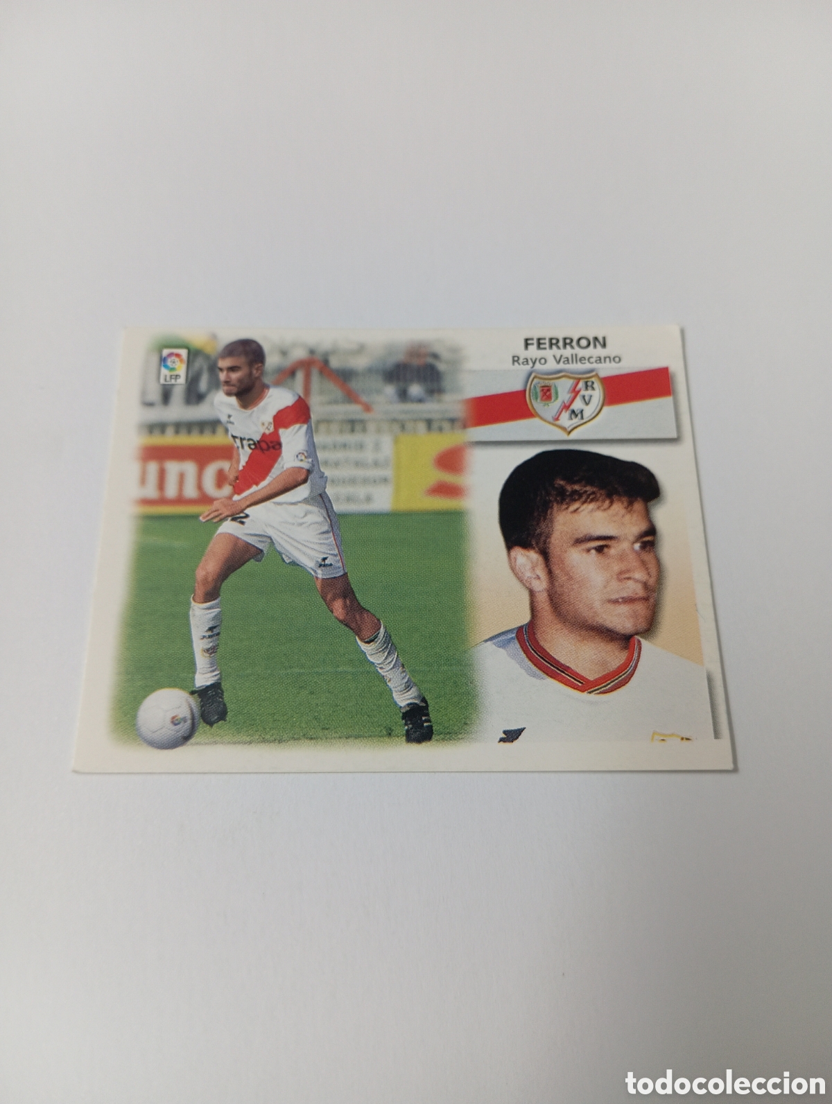Cromos de F&uacute;tbol: FERRON COLOCA Rayo Vallecano LIGA ESTE 1999 2000 PANINI 99 00 NUEVO SIN PEGAR