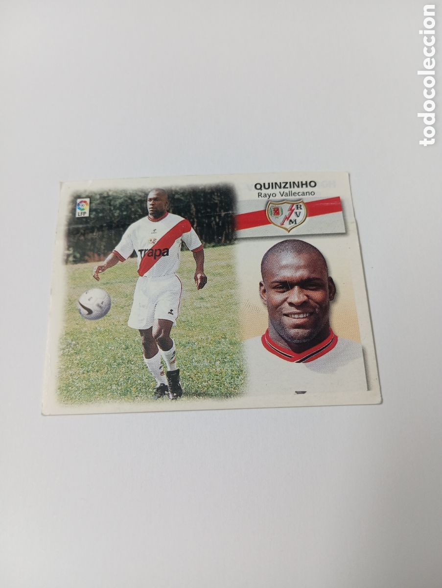 Cromos de F&uacute;tbol: QUINZINHO COLOCA Rayo Vallecano LIGA ESTE 1999 2000 PANINI 99 00 NUEVO SIN PEGAR