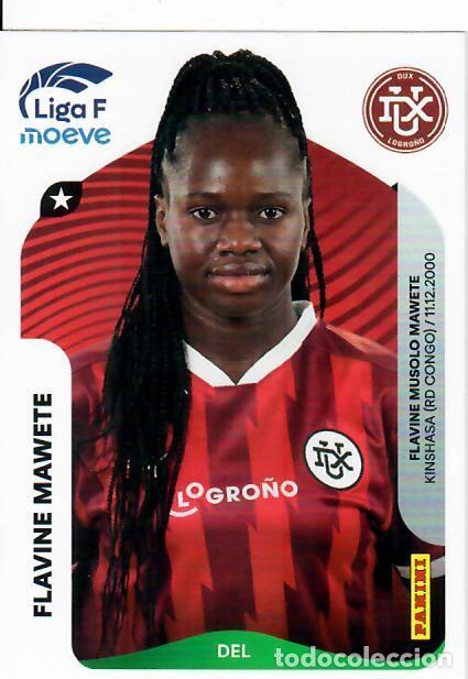 Cromos de F&uacute;tbol: CROMO PANINI LIGA FEMENINA F 2025-26 (25 - 26) - N&ordm; 161 - FLAVINE MAWETE - DUX LOGRO&Ntilde;O
