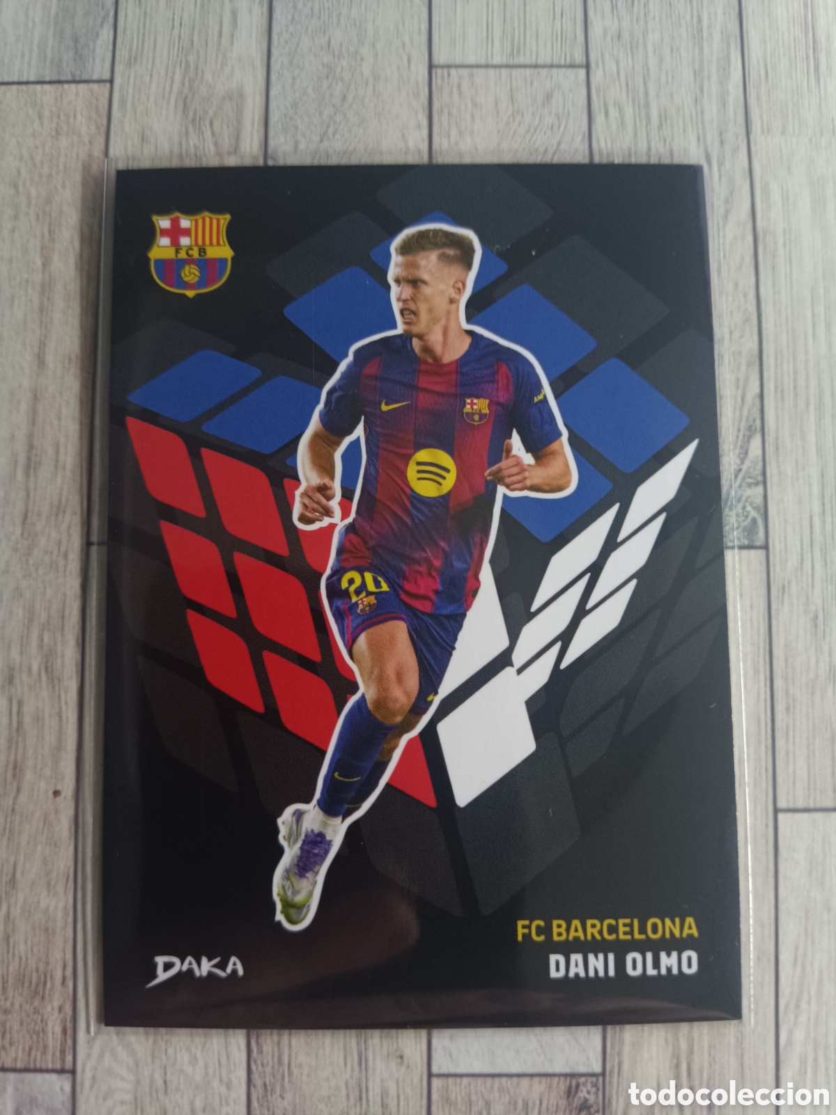 Cromos de F&uacute;tbol: GC-9 DANI OLMO CUBIC DAKA TOP AUDIENCE BARCELONA 2025 2026 25 26