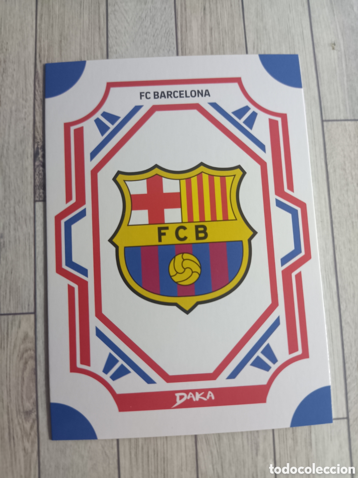 Cromos de F&uacute;tbol: FCB-32-B ESCUDO BARCELONA DAKA TOP AUDIENCE BARCELONA 2025 2026 25 26